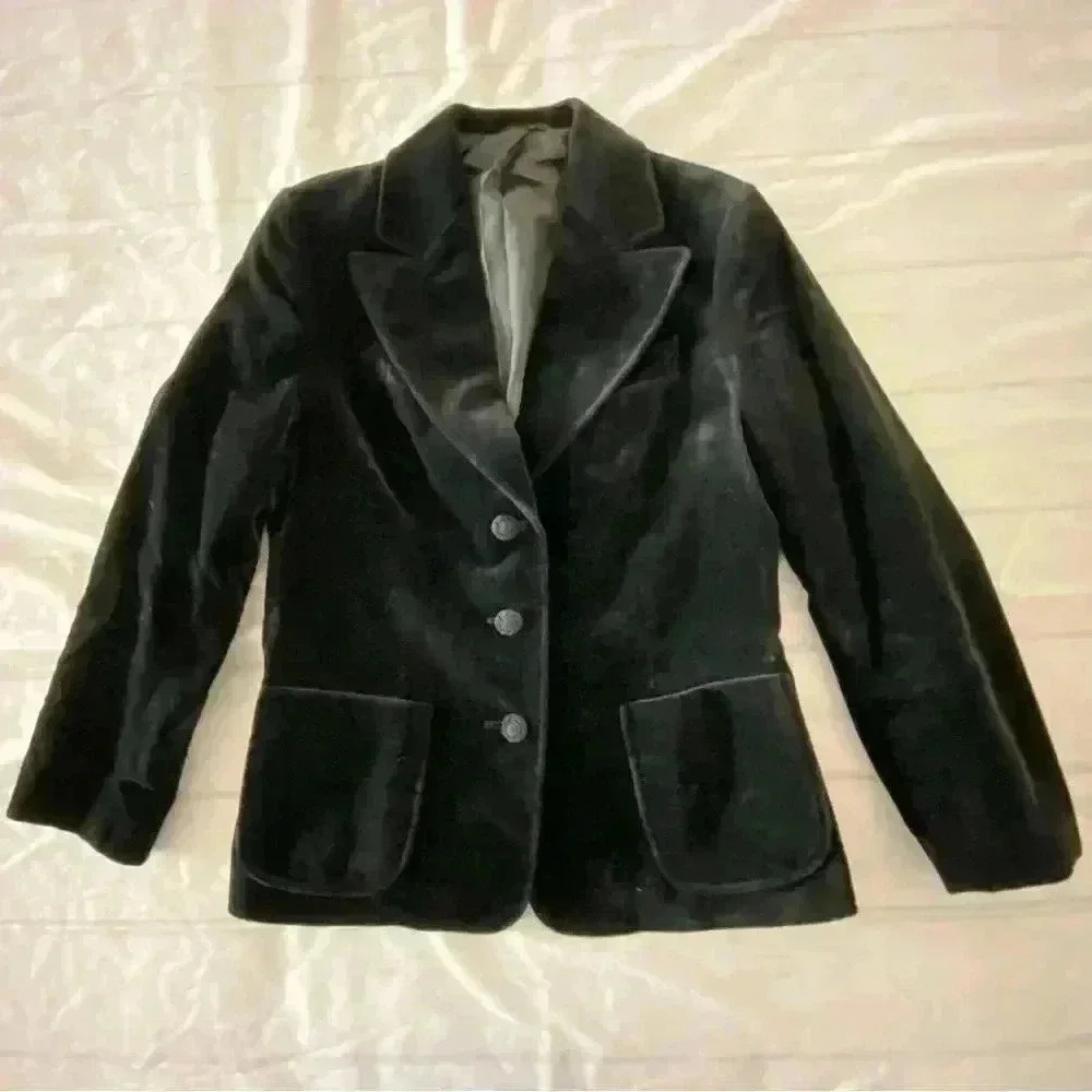 HUCKE Black Velvet Riding Jacket Women’s EU Size 42
